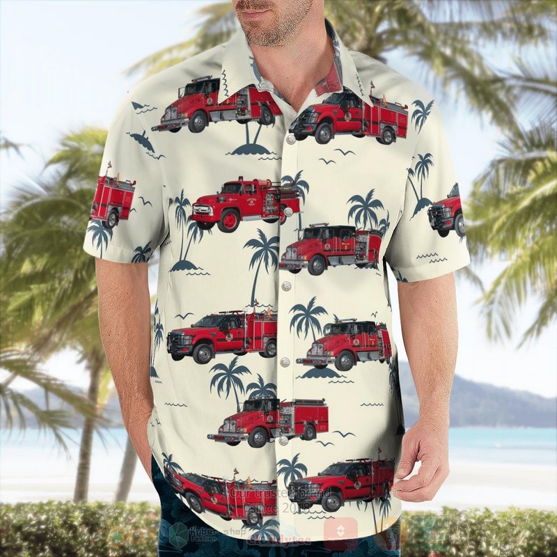 BEST Montverde, Lake County, Florida, Montverde Fire Department 3D Aloha Shirt word3