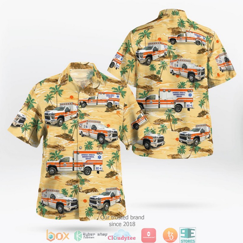 Morehead Kentucky Morehead Rowan County EMS 3D Hawaii Shirt