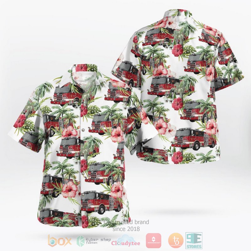 Morrisville Bucks County Pennsylvania Morrisville Fire Company Hawaiian Shirt