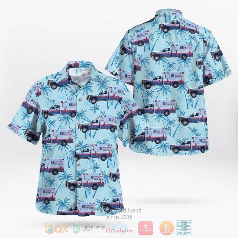 Mountain Home Arkansas Baxter Regional Medical Center Mobile Healthcare Hawaiian Shirt