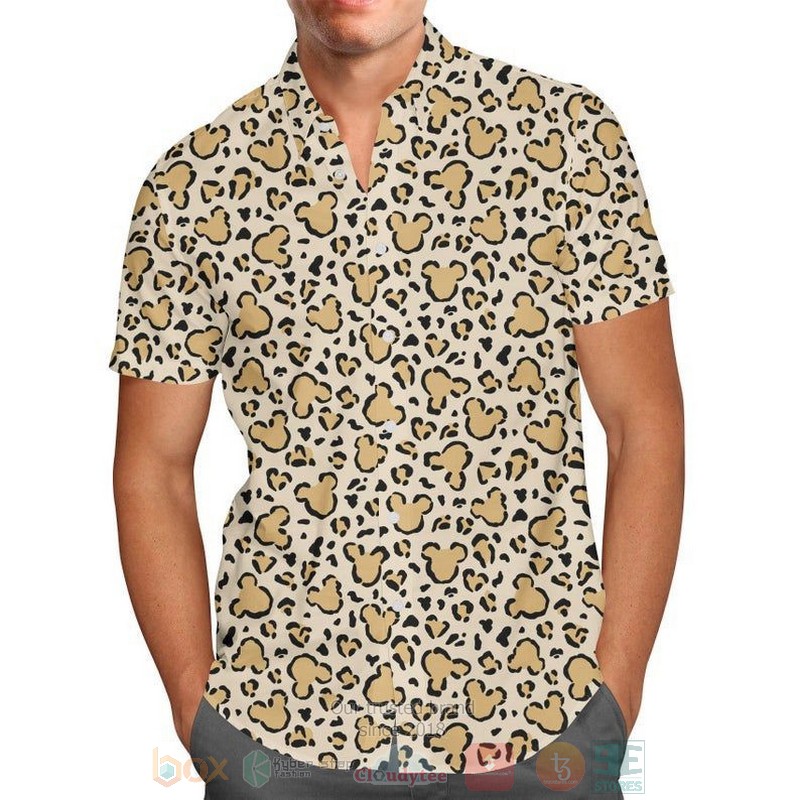 Mouse Ears Disney Short Sleeve Hawaiian Shirt