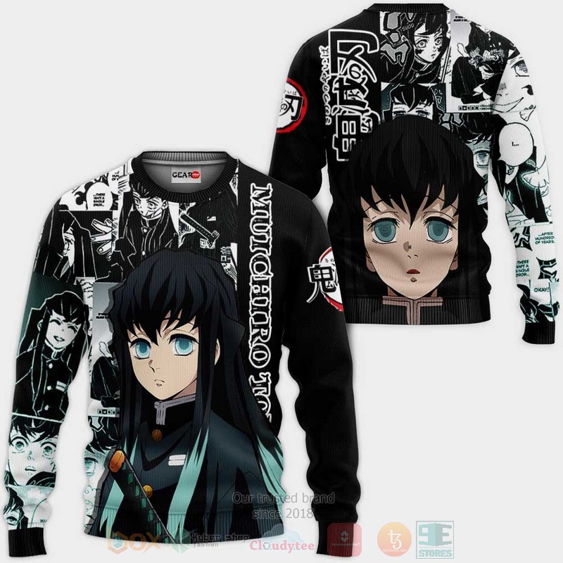 BEST Anime Muichiro Tokito Kimetsu Anime-Manga All Over Print Hoodie-Bomber Jacket 2 Muichiro Tokito Custom Kimetsu Anime Manga 3D Hoodie Bomber Jacket 1