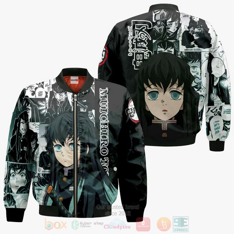 BEST Anime Muichiro Tokito Kimetsu Anime-Manga All Over Print Hoodie-Bomber Jacket 4 Muichiro Tokito Custom Kimetsu Anime Manga 3D Hoodie Bomber Jacket 1 2 3