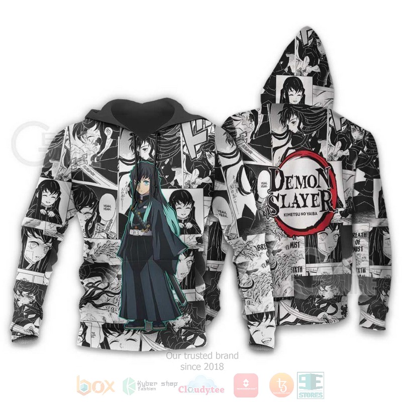 BEST Anime Muichiro Tokito Kimetsu Anime-Manga Unisex 3D T-Shirt, Hoodie 4 Muichiro Tokito Kimetsu Anime Manga 3D Hoodie Shirt 1 2 3