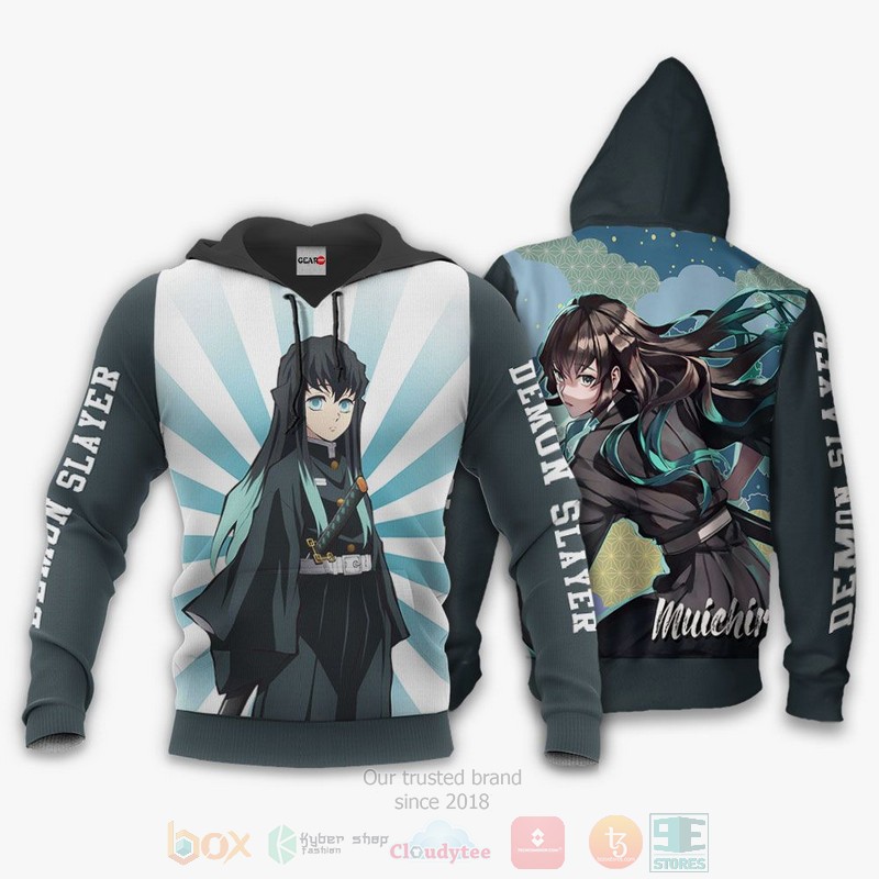 BEST Anime Muichiro Tokito Kimetsu All Over Print Hoodie-Bomber Jacket 3 Muichiro Tokito Kimetsu Anime 3D Hoodie Bomber Jacket 1 2