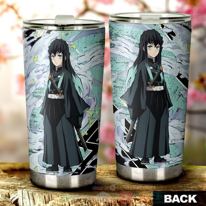 BEST Muichirou Tokitou Demon Slayer Anime 3D Steel Tumbler 3 Muichirou Tokitou Demon Slayer Anime Tumbler 1 2