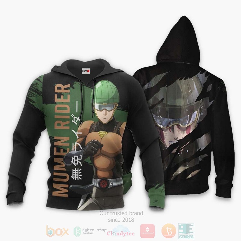 BEST Anime Mumen Rider One-Punch Man All Over Print Hoodie-Bomber Jacket 3 Mumen Rider Custom One Punch Man Anime 3D Hoodie Bomber Jacket 1 2