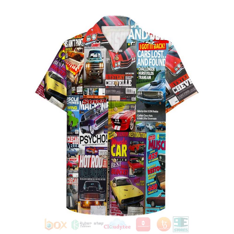 BEST Muscle Car Magazine 3D Aloha Shirt 9 BEST Muscle Car Magazine 3D Aloha Shirt word3