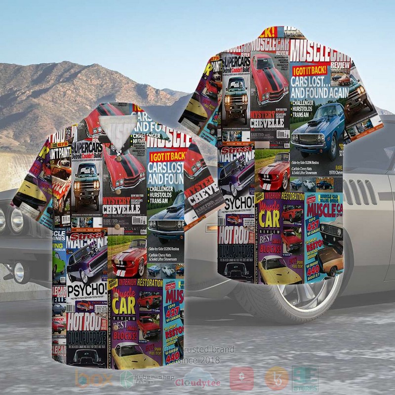 BEST Muscle Car Magazine 3D Aloha Shirt 2 BEST Muscle Car Magazine 3D Aloha Shirt word3