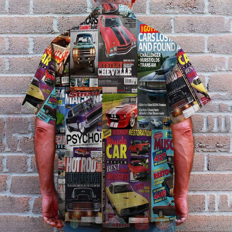 BEST Muscle Car Magazine 3D Aloha Shirt 3 BEST Muscle Car Magazine 3D Aloha Shirt word3