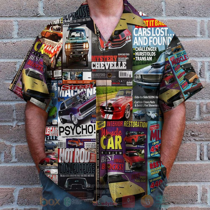 BEST Muscle Car Magazine 3D Aloha Shirt 4 BEST Muscle Car Magazine 3D Aloha Shirt word3