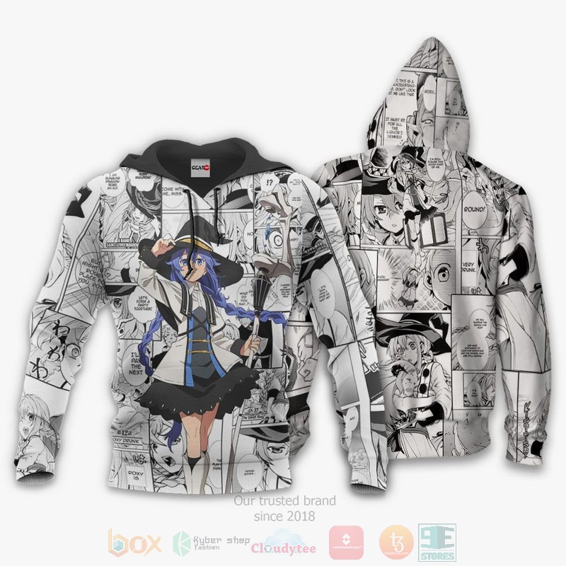 BEST Anime Mushoku Tensei Roxy Migurdia Anime-Manga All Over Print Hoodie-Bomber Jacket 3 Mushoku Tensei Roxy Migurdia Anime Manga 3D Hoodie Bomber Jacket 1 2
