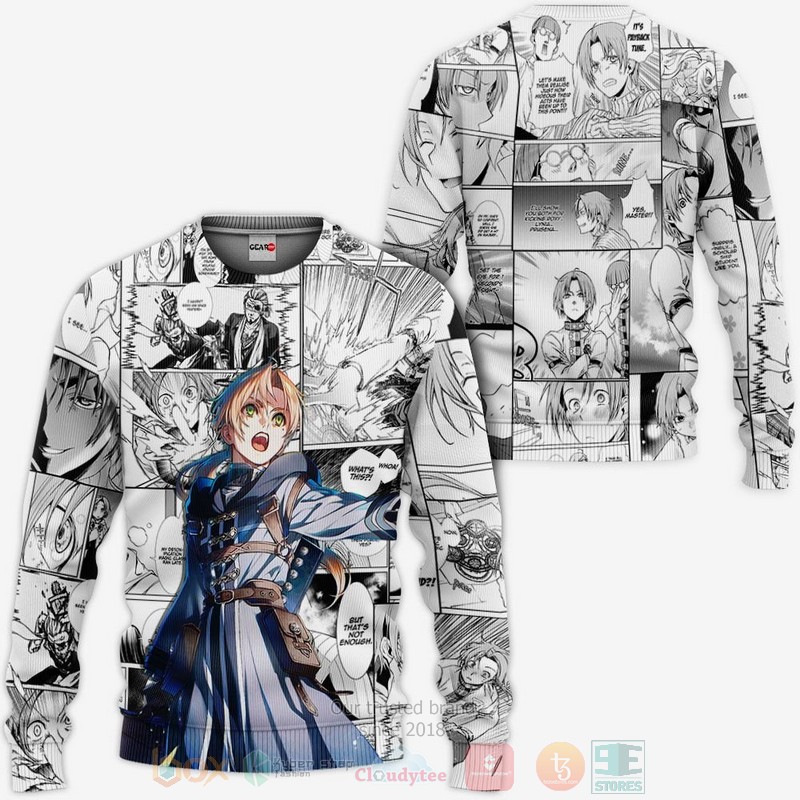 BEST Anime Mushoku Tensei Rudeus Greyrat Anime-Manga All Over Print Hoodie-Bomber Jacket 2 Mushoku Tensei Rudeus Greyrat Anime Manga 3D Hoodie Bomber Jacket 1