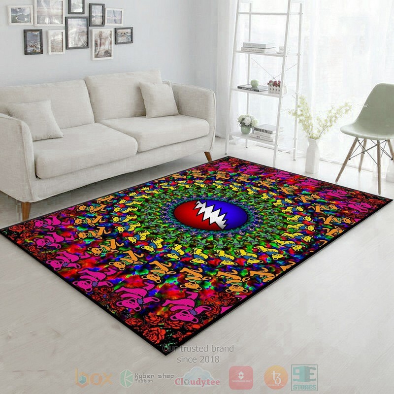 BEST Music Fans Grateful Dead Music Home Bedroom Rugs 3 Music Fans Grateful Dead Music Home Area Rugs 1 2