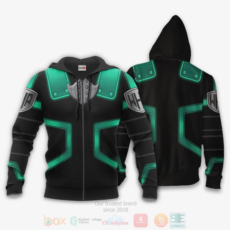 BEST Anime Musketeer Deku My Hero Academia All Over Print Hoodie-Bomber Jacket 12 Musketeer Deku Uniform Custom My Hero Academia Anime 3D Hoodie Bomber Jacket