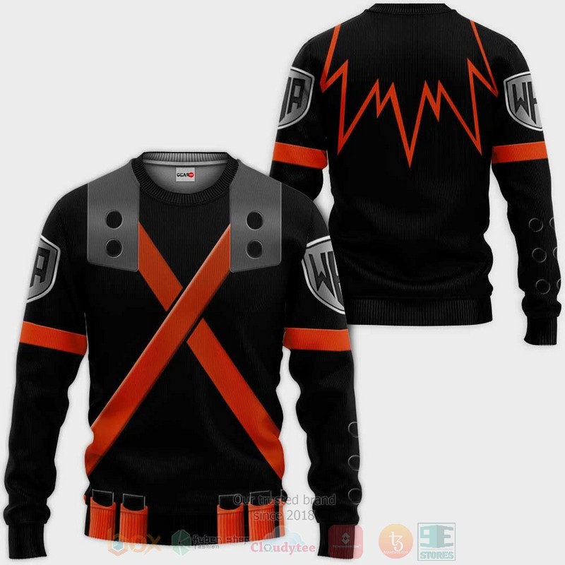 BEST Anime Musketeer Katsuki Bakugo My Hero Academia All Over Print Hoodie-Bomber Jacket 2 Musketeer Katsuki Bakugo My Hero Academia Anime 3D Hoodie Bomber Jacket 1