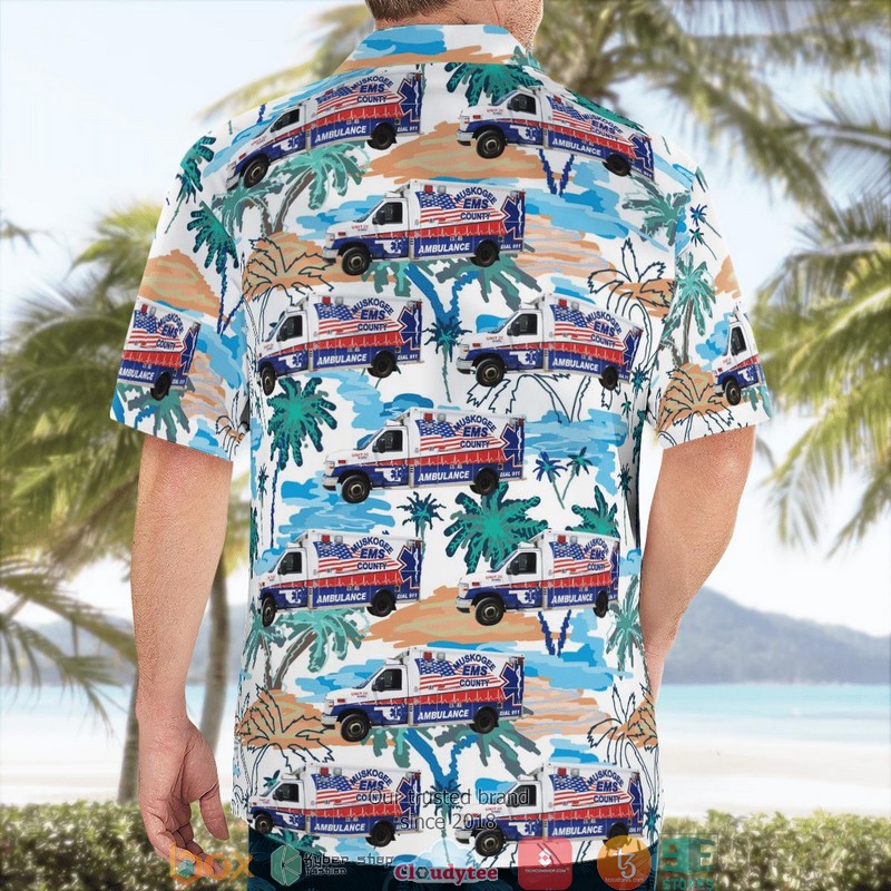 Muskogee Oklahoma Muskogee County EMS 3D Hawaii Shirt 4 Muskogee Oklahoma Muskogee County EMS 3D Hawaii Shirt 1 2 3