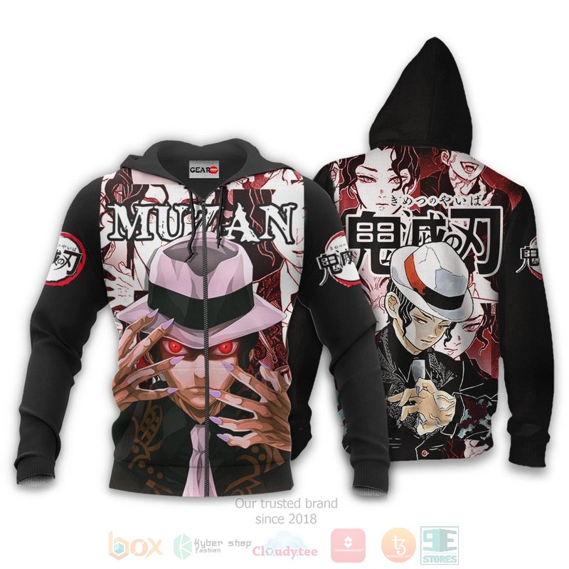 BEST Anime Muzan Kibutsuji Kimetsu Anime-Manga All Over Print Hoodie-Bomber Jacket 12 Muzan Kibutsuji Custom Kimetsu Anime Manga 3D Hoodie Bomber Jacket