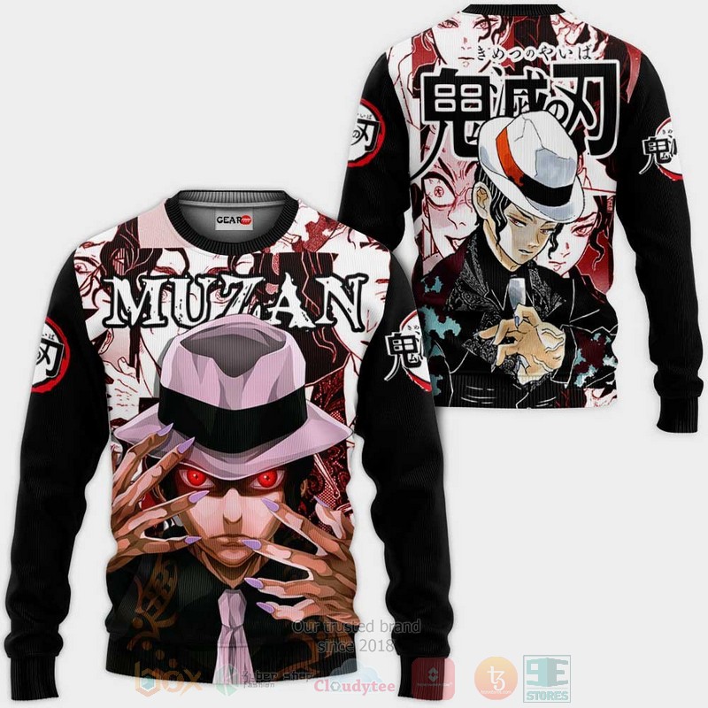 BEST Anime Muzan Kibutsuji Kimetsu Anime-Manga All Over Print Hoodie-Bomber Jacket 2 Muzan Kibutsuji Custom Kimetsu Anime Manga 3D Hoodie Bomber Jacket 1
