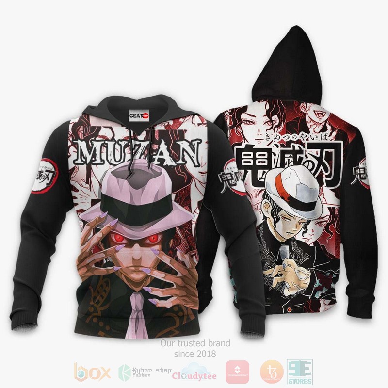 BEST Anime Muzan Kibutsuji Kimetsu Anime-Manga All Over Print Hoodie-Bomber Jacket 3 Muzan Kibutsuji Custom Kimetsu Anime Manga 3D Hoodie Bomber Jacket 1 2