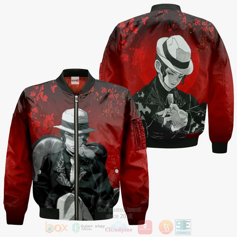 BEST Anime Muzan Kibutsuji Kimetsu All Over Print Hoodie-Bomber Jacket 4 Muzan Kibutsuji Custom Kimetsu Anime 3D Hoodie Bomber Jacket 1 2 3