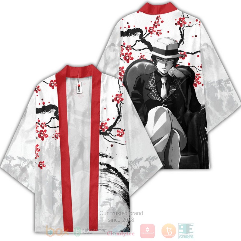 Muzan Kibutsuji Kimetsu Haori Anime Inspired Kimono