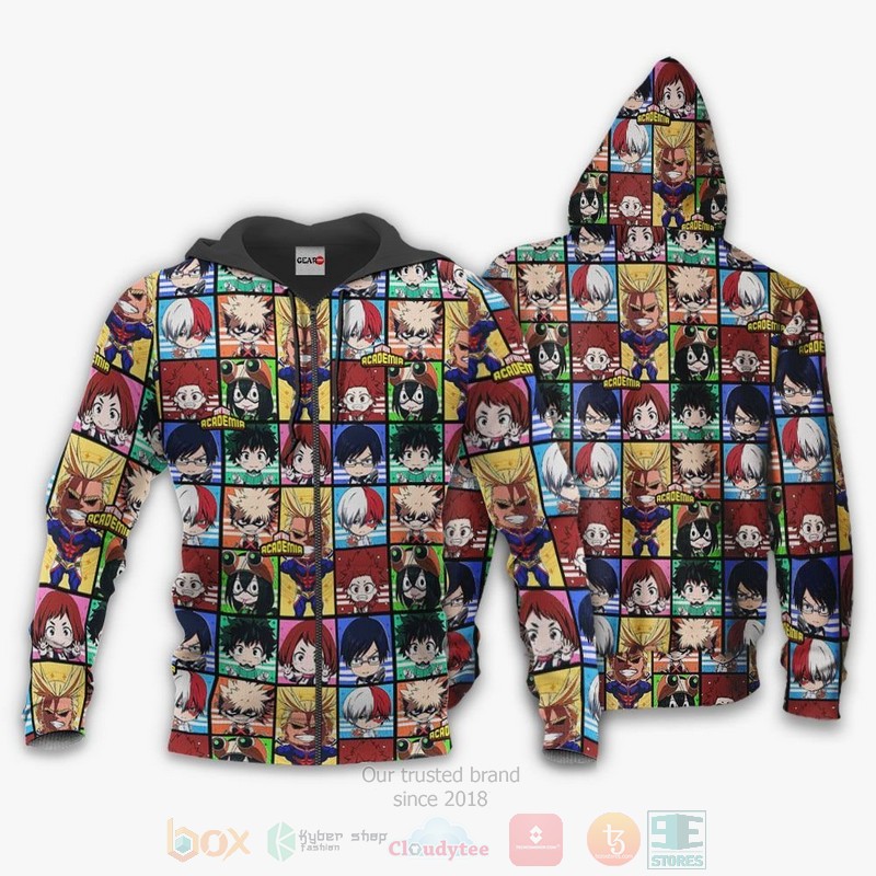 BEST Anime My Hero Academia Characters Custom Unisex 3D T-Shirt, Hoodie 2 My Hero Academia Anime Characters Custom Anime 3D Hoodie Shirt 1