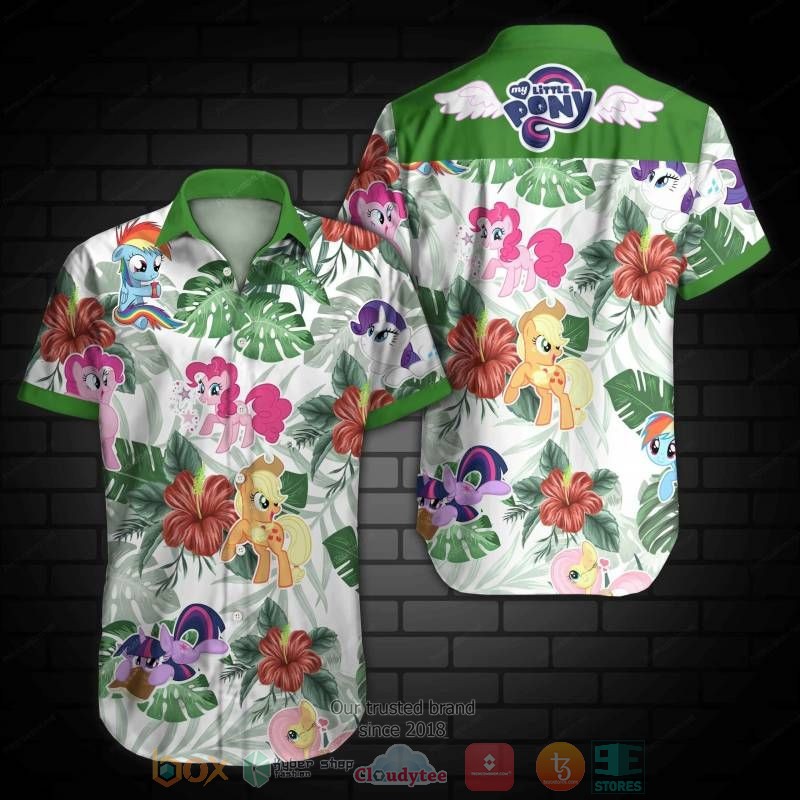 BEST My Little Pony Short Sleeve Hawaii Shirt 1 My Little Pony Hawaiian Shirt