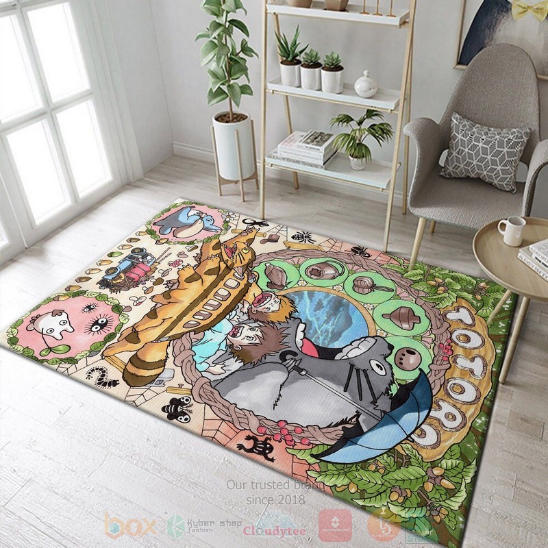 My Neighbor Totoro Area Rugs