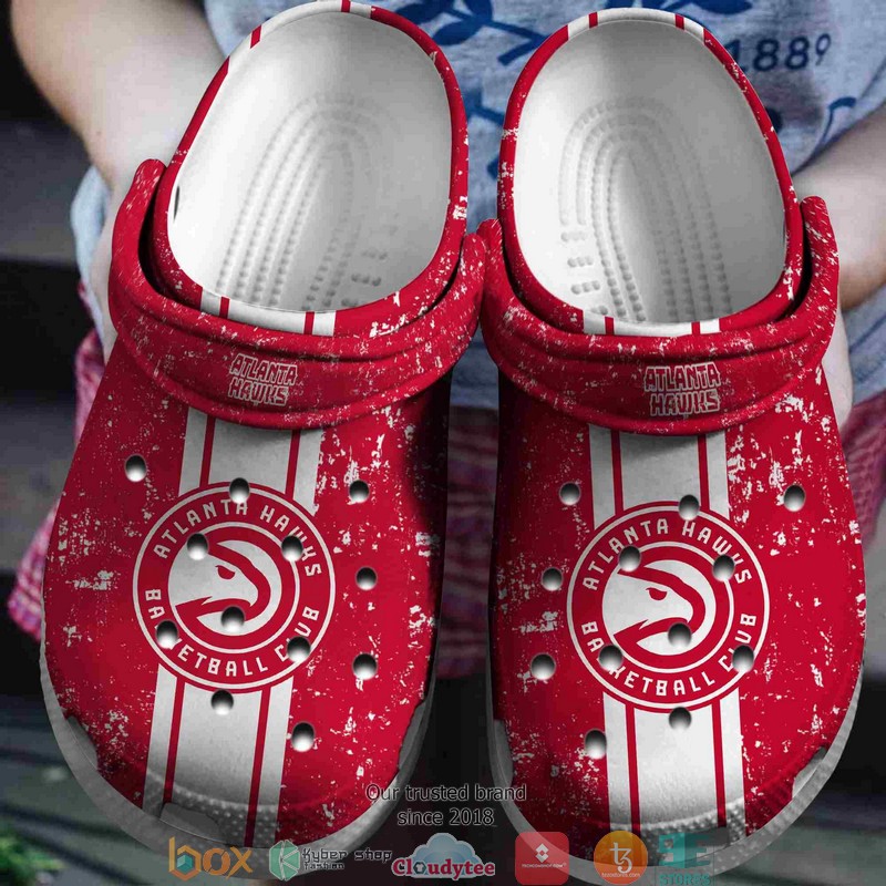NBA Atlanta Hawks Red Crocband Clogs