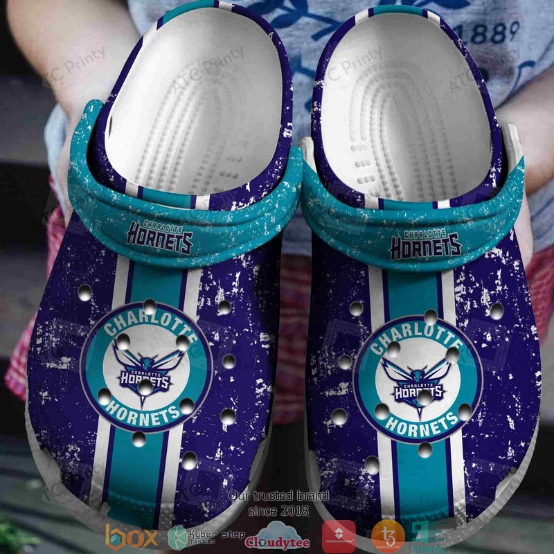 NBA Charlotte Hornets Blue Crocband Clogs