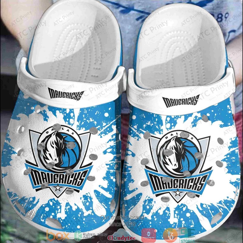 NBA Dallas Mavericks Blue Crocband Clogs