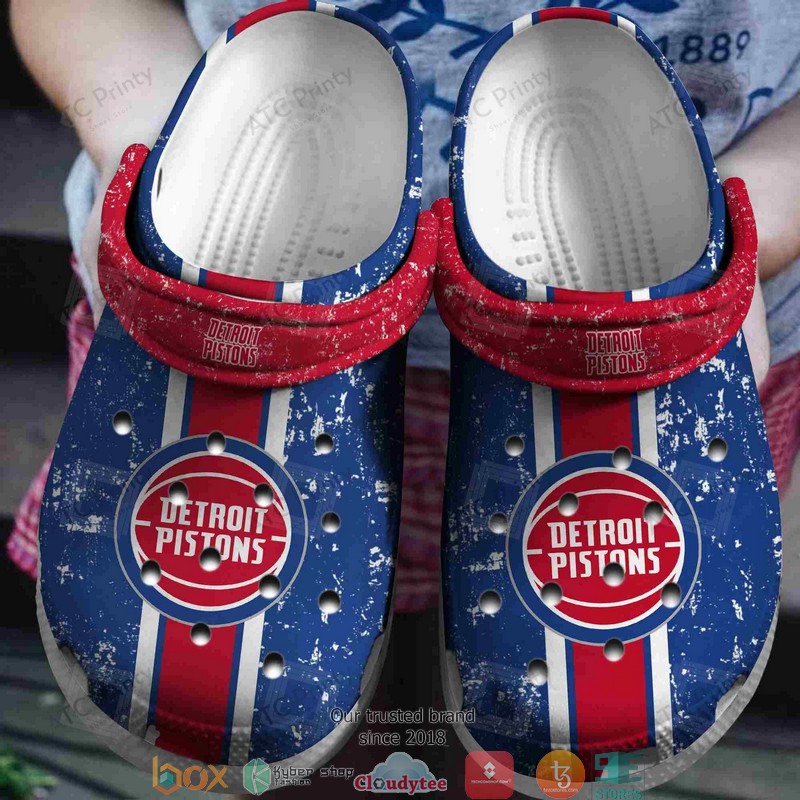 NBA Detroit Pistons Crocband Clogs