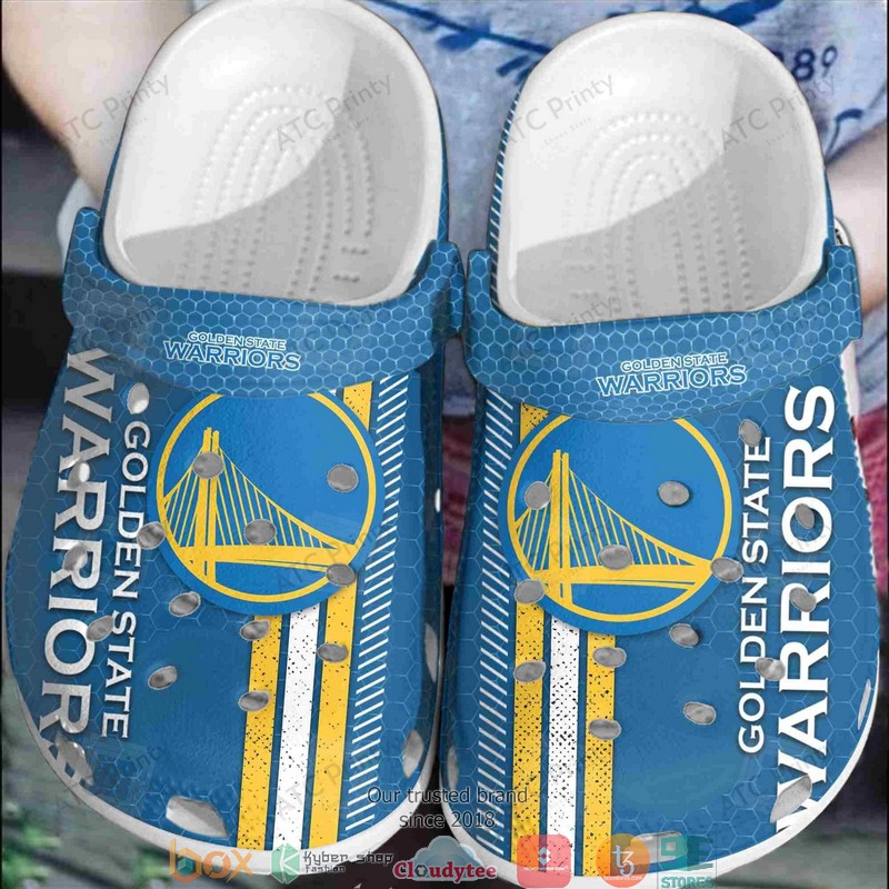 NBA Golden State Warriors Blue Crocband Clogs
