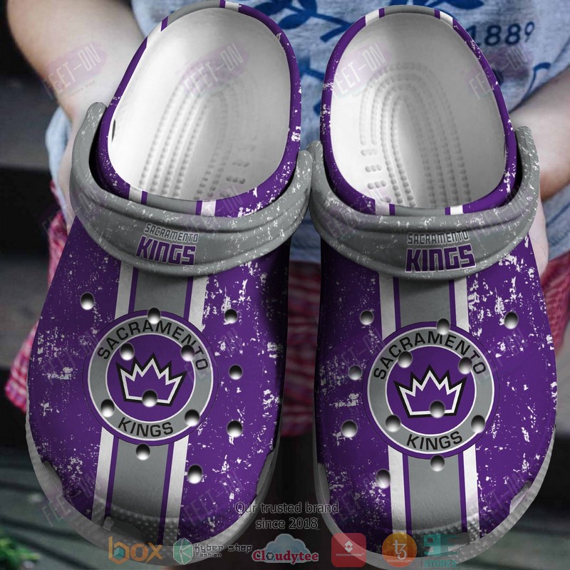 NBA Sacramento Kings Crocband Crocs Clog Shoes