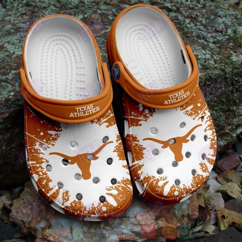 BEST Team NCAA Texas Longhorns women's basketball Crocs Crocband Shoes 2 NCAA Texas Longhorns womens basketball Crocband Crocs Clog Shoes