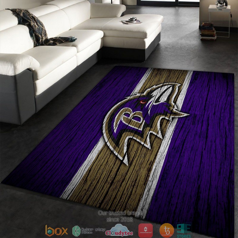 NFL Baltimore Ravens Room Sport Rug Carpet