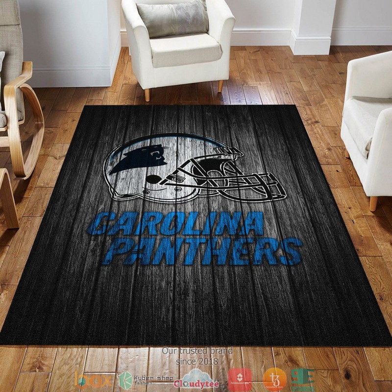NFL Carolina Panthers Team Rug Carpet 3 NFL Carolina Panthers Team Rug Carpet 1 2