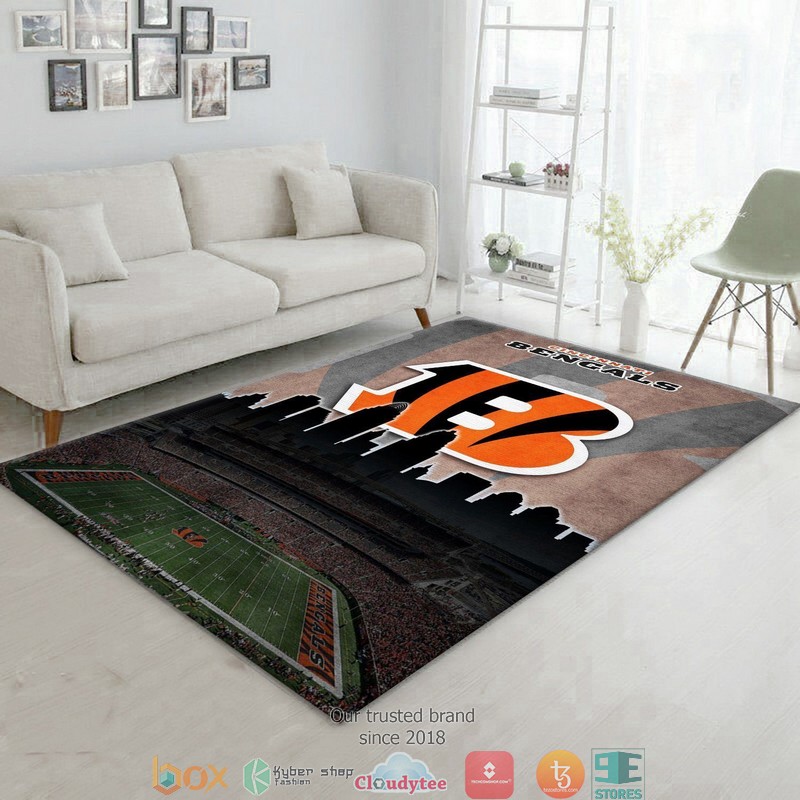 NFL Cincinnati Bengals Rug Carpet