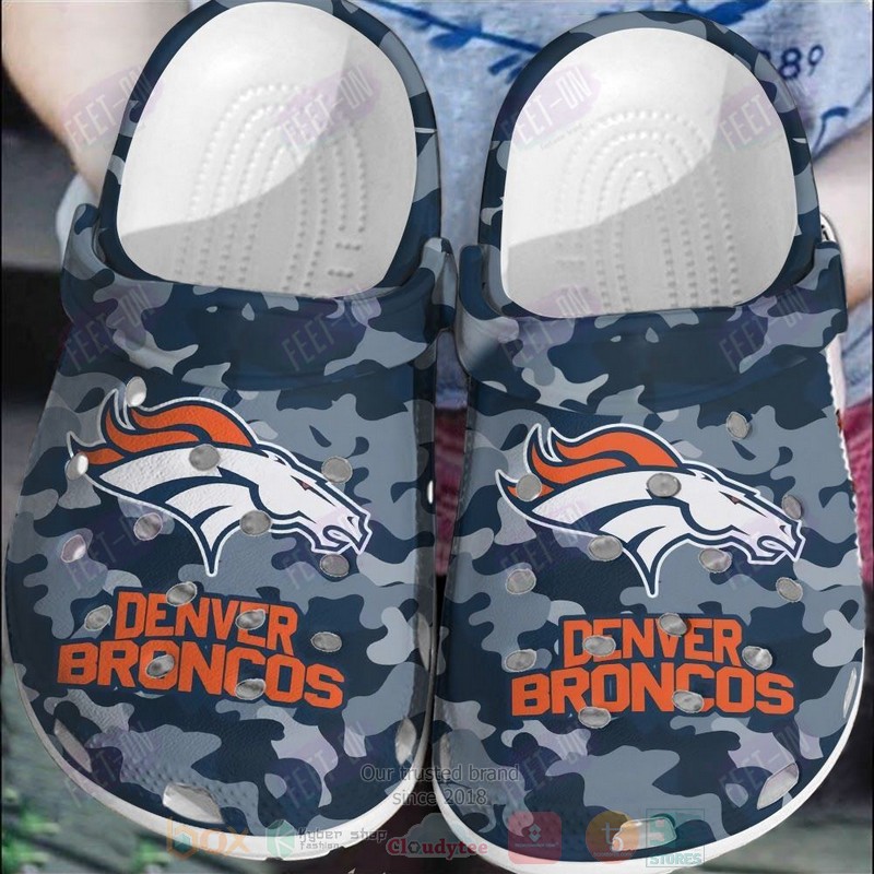 NFL Denver Broncos Crocband Crocs Clog Shoes