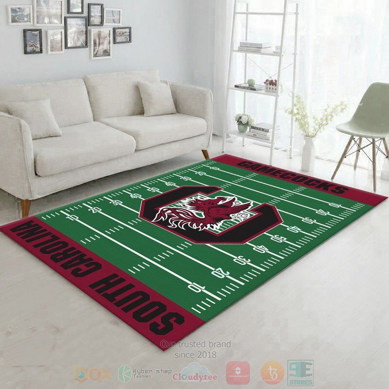 NFL Football Fans South Carolina Gamecocks Home Field Area Rugs