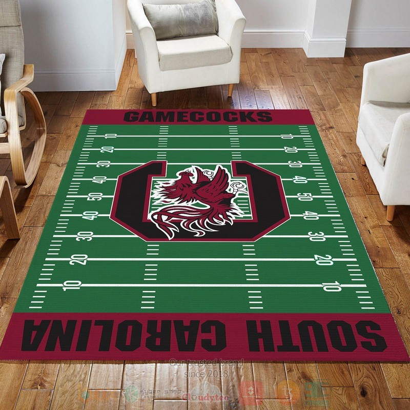 BEST NFL Football Fans South Carolina Gamecocks Home Field Bedroom Rugs 3 NFL Football Fans South Carolina Gamecocks Home Field Area Rugs 1 2
