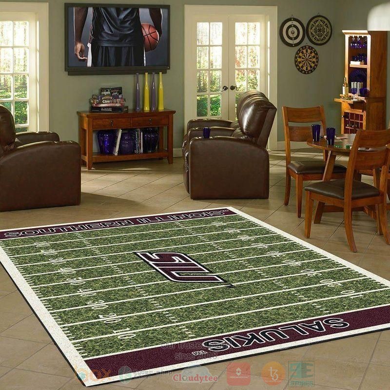NFL Football Fans Southern Illinois Salukis Home Field Area Rugs