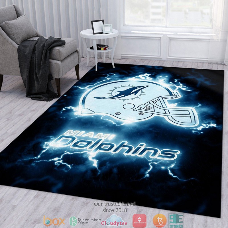 NFL Miami Dolphins Rug Carpet