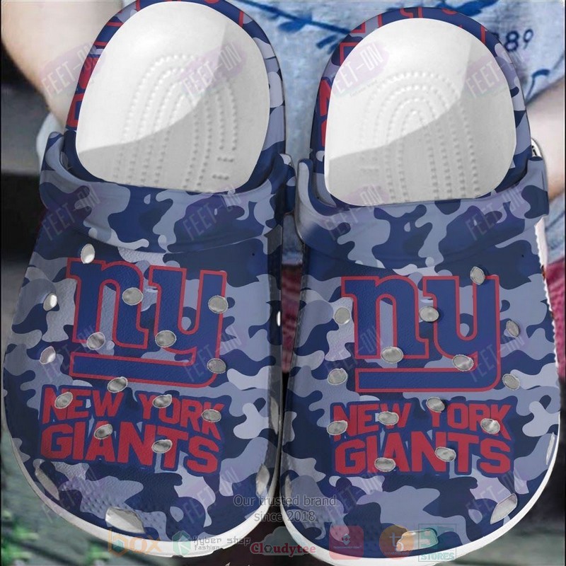 NFL New York Giants Crocband Crocs Clog Shoes
