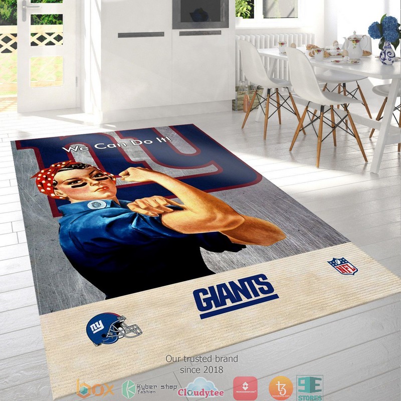 NFL New York Giants Team Logo Rug Carpet