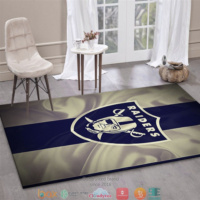 NFL Oakland Raiders American Rug Carpet 3 NFL Oakland Raiders American Rug Carpet 1 2