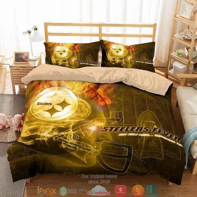 NFL Pittsburgh Steelers Duvet Cover Bedroom Set