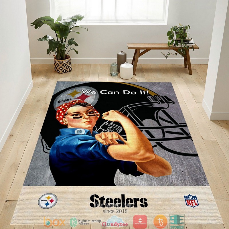 NFL Pittsburgh Steelers Team Logo Rug Carpet