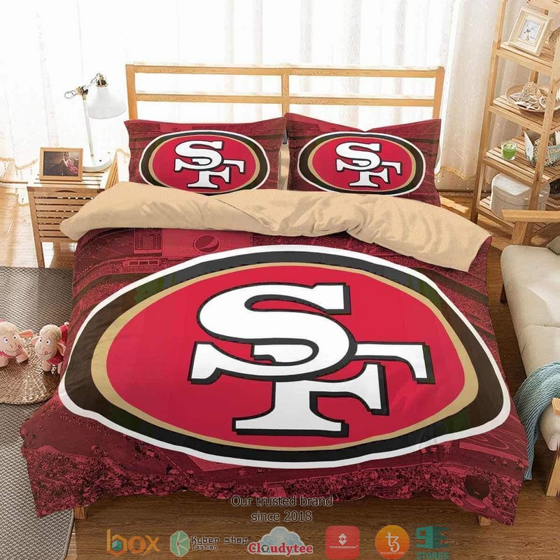 NFL San Francisco 49Ers Duvet Cover Bedroom Set